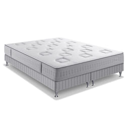 Ens CHALLENGE 160x200 matelas H24 ressort ensachés, très ferme, 2 sommiers