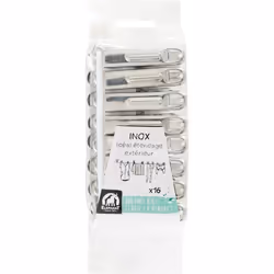 Pinces à linge inox x16