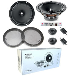 1 kit 2 voies FOCAL AUDITOR ASE-165 ASE165 6.5 165 mm 16.5 cm 60 watt rms 120 watt max 4 ohm 915 db spl voiture la paire