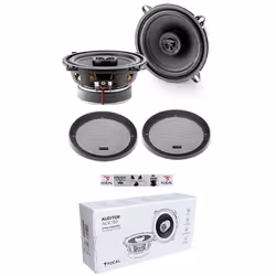 2 enceintes coaxiales 2 voies FOCAL AUDITOR ACX-130 ACX130 13 cm 525 diamètre 50 watt rms 100 watt max 4 ohm 90 db la paire