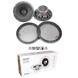 2 enceintes coaxiales 2 voies FOCAL AUDITOR ACX-165 ACX165 165 cm 165 mm 65 de 60 watt rms 120 watt max 4 ohm 915 db la paire