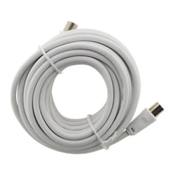 Prolongateur TV mâle/mâle + adaptateur F/F 2m - Zenitech