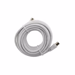 Prolongateur TV 5 mètres, mâle/mâle avec un adaptateur femelle/femelle, diamètre 9.52mm ZENITECH référence 1665. Pour le racc ...