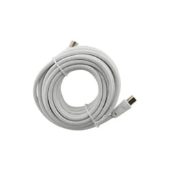 Prolongateur tv 5 mètres, mâle/mâle avec un adaptateur femelle/femelle, diamètre 9.52mm.