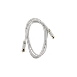 Prolongateur tv 1.5 mètres, fiche f mâle/mâle avec adaptateur femelle/femelle.