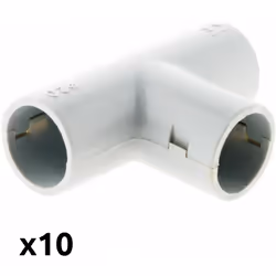 Description générale Le lot de Tés de dérivation pour tubes IRL est l'accessoire parfait pour vos installations électriques. ...