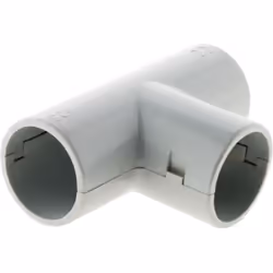 Zenitech - Lot de 5 Tés pour tube irl Ø25mm - Gris