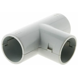 Zenitech - Té dérivation pour tube irl Ø25mm - Gris