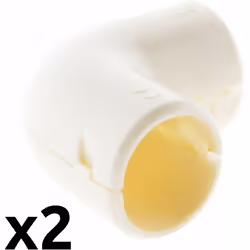 Caractéristiques du lot équerres IRL Ø16/20/25mm - blanc - Zenitech : Modèle : lot équerres pour tubes IRL Couleur(s) : blanc ...