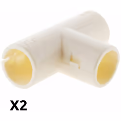 Caractéristiques du lot de Tés de dérivation tube IRL Ø16/20/25mm - Zenitech : Modèle : lot de Tés de dérivation Couleur(s) : ...