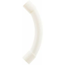 Zenitech - Courbe grand rayon Ø25mm - Blanc