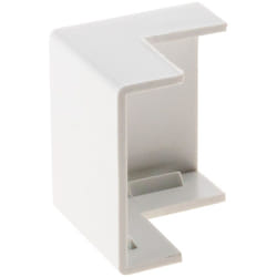 Zenitech - Lot de 2 angles extérieurs 20 x 10mm - Blanc