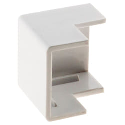 Zenitech - Lot de 2 angles extérieurs 30 x 10mm - Blanc