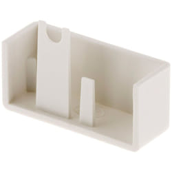 Zenitech - Embouts pour moulure 30x10mm blanc lot de 4