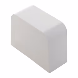 Bouchon linéaire goulotte/climatiseur 80x60mm - Blanc Ral 9001 - Zenitech