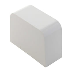 Bouchon linéaire goulotte/climatiseur 80x60mm - Blanc Ral 9001 - Zenitech