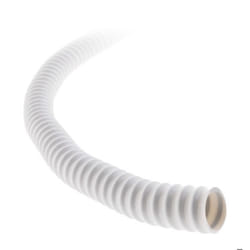 Tuyau évacuation condensats universel goulotte clim Ø16mm 30m - Blanc - Zenitech