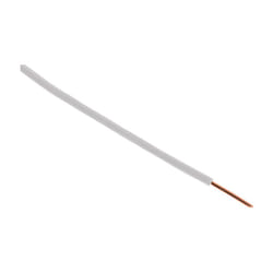 Câble d'alimentation électrique H07V-U 1,5mm² blanc - 100m Zenitech