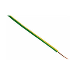 Câble d'alimentation électrique H07V-U 1,5mm² jaune et vert - 25m Zenitech