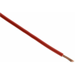 Câble d'alimentation électrique H07V-R 16mm² rouge - 100m Zenitech