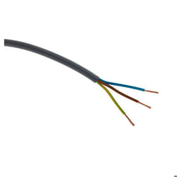 Câble dalimentation électrique H05VV-F 3G1mm² gris - 10m - Zenitech