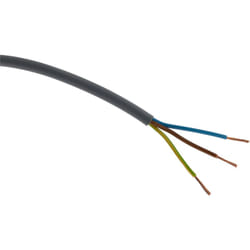 Câble d'alimentation électrique H05VV-F 3G6mm² noir - 100m Zenitech