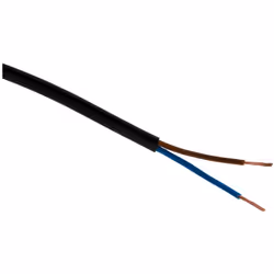 Description générale Le câble souple domestique H03VVH2-F 2x 0,75mm² est conçu pour un usage domestique, idéal pour alimenter ...