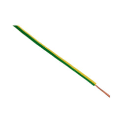 Zenitech - Câble d'alimentation électrique H07VK 1x2,5mm² vert et jaune - 10m