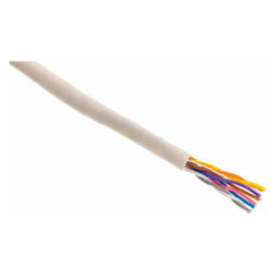 Zenitech - Câble téléphone S298 4 paires 0,6mm² ivoire - 15m