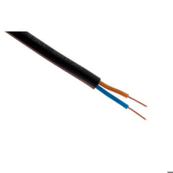 Câble dalimentation électrique U-1000 R2V 2x15mm² noir - 100m - Zenitech