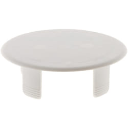 Zenitech - Couvercle de Protection boîte Ø65mm + 2 vis - Blanc