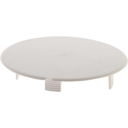 Couvercle pour plafonnier Ø125mm - boîtes Ø85mm - Blanc Zenitech