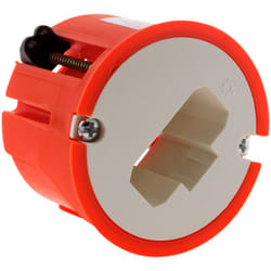 Zenitech - Boîte dcl applique murs creux placo Ø54mm - Rouge