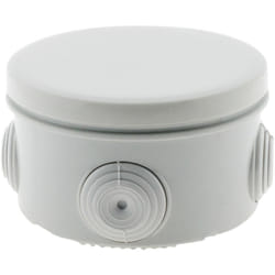 Zenitech - Boîte étanche Ø80x45mm IP55 - Gris