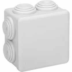 Boîte de dérivation IP55 60x60x40mm - Blanc - Zenitech