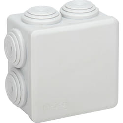 Boîte de dérivation IP55 60x60x40mm - Blanc - Zenitech