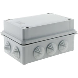 Zenitech - Boîte dérivation IP54 à visser 1/4 de tour 175 x 110 x 83mm - Gris