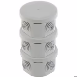 Lot de 3 boîtes étanches IP55 No Airbox Ø70x42mm - Protec