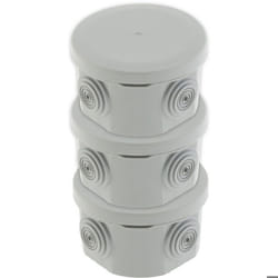 Lot de 3 boîtes étanches IP55 No Airbox Ø70x42mm - Protec