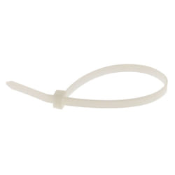 Zenitech - Lot de 20 colliers de câblage réutilisables - 4,8x 200mm - Transparent
