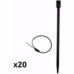 Caractéristiques du lot de colliers de câblage 175mm - noir - Zenitech : Modèle : lot de colliers de câblage Couleur(s) : noi ...