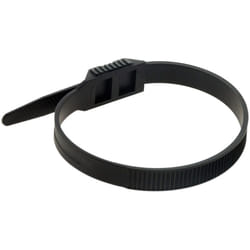 Zenitech - Lot de 25 colliers de câblage 6x175mm - Transparent