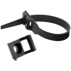 Zenitech - Lot de 25 colliers de câblage 9x 180mm - Noir