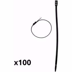 Caractéristiques du lot de colliers de câblage 260mm - noir- Zenitech : Modèle : lot de colliers de câblage Couleur(s) : noir ...