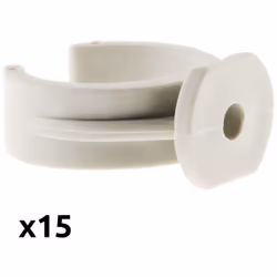 Caractéristiques du lot de clips de fixation sans cheville Ø16/20/25mm - Zenitech : Modèle : lot de clips de fixation sans ch ...