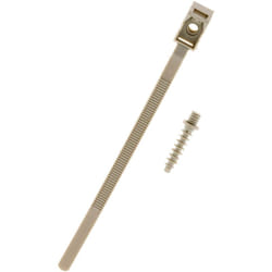 Zenitech - Lot de 20 colliers embases + chevilles Ø16/32mm