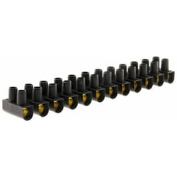 Zenitech - Barrette 12 plots section 16mm² - Noir