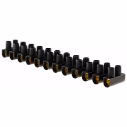Caractéristiques de la barrette de connexion 12 plots 4 mm² - Zenitech : Modèle : barrette de connexion Couleur(s) : noir ou  ...