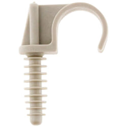 Lot de 10 fixe tubes Ø20mm - Gris Zenitech
