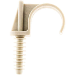 Zenitech - Lot de 10 fixe tubes Ø25mm - Gris